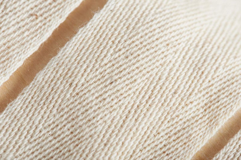 Abbaoww 50 Yards Cotton Twill Tape Ribbon 3/4 Inch, Soft Natural Webbing Tape Herringbone Tape for Sewing DIY Craft, Beige - Image 3